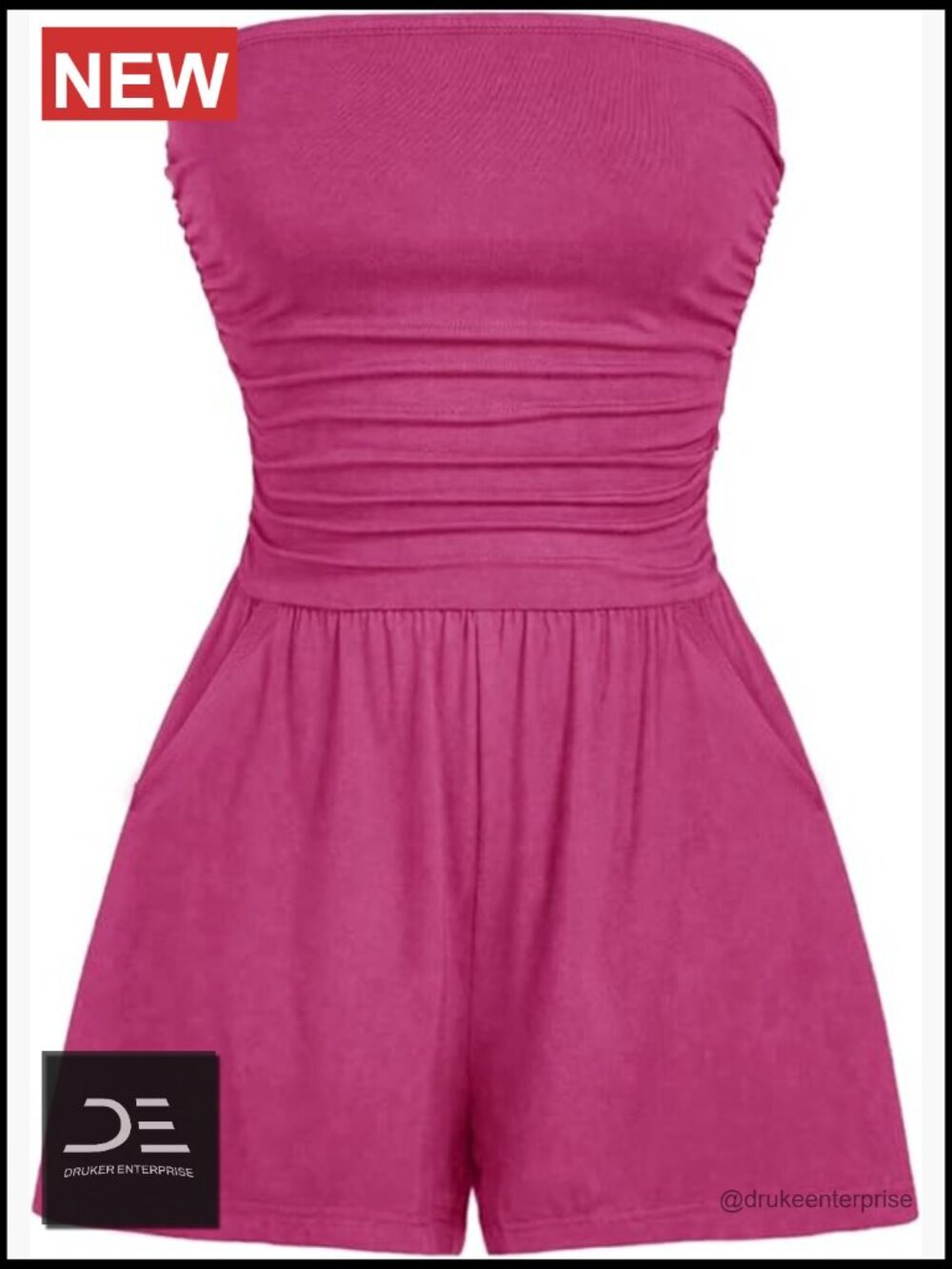 Strapless Off Shoulder Romper Sleeveless Short Jumpsuit Casual Beach Vacation